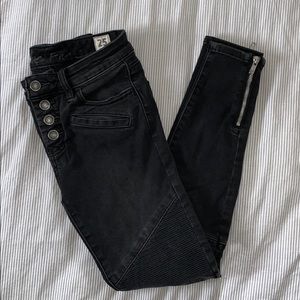 Free People Moto Jeans